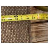 Area Rug - Brown & Beige Woven, Rectangular Living Room Decor