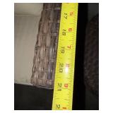 Wicker Patio Chairs With Cushions and Pull Out Ottomans & Round Storage Side Table - 3-Piece Outdoor Set