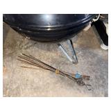 Weber Original Kettle Charcoal Grill - Round Portable with Lid and Legs