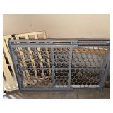 Two Baby/Pet Gates Including One Wood Pressure Gate and One Regalo Expandable Safety Gate - 28-42 in Wide, 25 in High - Ages 6-24 Months - Pressure Mounted