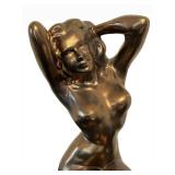 LR - Bronze Nude Female Sculpture