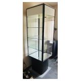 UL - Vintage Glass-Front Display Cabinet