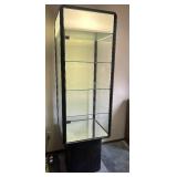 UL - Vintage Glass-Front Display Cabinet