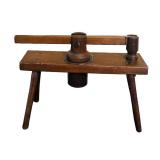 UL - Antique Handmade Wooden Press