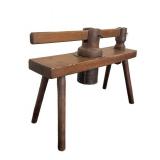 UL - Antique Handmade Wooden Press