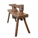UL - Antique Handmade Wooden Press