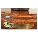 UL - Vintage Emile Pinedo Lys Bust - Bronze Sculpture