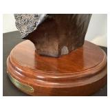 UL - Vintage Emile Pinedo Lys Bust - Bronze Sculpture