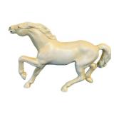 UL - Ceramic Horse & Carved Bear Figurine (Lot of 2)