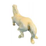 UL - Ceramic Horse & Carved Bear Figurine (Lot of 2)