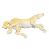 UL - Ceramic Horse & Carved Bear Figurine (Lot of 2)