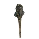 UL - Antique Figural Sterling Silver Spoon