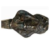 UL - Antique Figural Sterling Silver Spoon