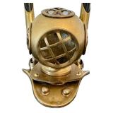 UL - Vintage Brass Diving Helmet Pen Holder with 2 Pens