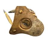 UL - Vintage Brass Diving Helmet Pen Holder with 2 Pens