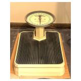 UL - TRU-WAY Health Scale - Vintage 9x11 Bathroom Scale, Continental Scale Works