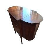 D - Vintage Sewing Cabinet with 3 Drawers - Includes Threads & Notions