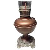 O - Oil Lamp Style Lamp with Glass Chimney