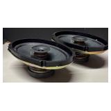 RR - Two Sanyo 6x9 Coaxial Hyper Performance Speaker System Model: SP910