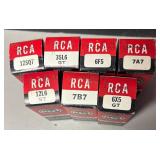 LLR - Vintage Vacuum Tubes Assortment - RCA/Sylvania/CBS Hytron Electron Tubes (12SQ7 GT, 6SN7 GT, 50L6 GT)