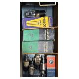 RR - Vintage Radio Vacuum Tubes / Electron Tubes - Assorted Tube by Sylvania, Philco and More