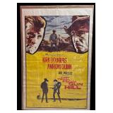 RR - Kirk Douglas Last Train From Gun Hill Unframed Movie Poster