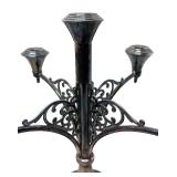 RR - Antique Art Nouveau Style Five Arm Candelabra