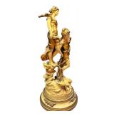 LLR - Louis & François Moreau Art Nouveau Figure Sculpture