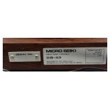 RR - Micro Seiki Quartz PLL Direct Drive Turntable (Electro Auto Up) Model: DQ-43