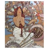 RR - Alphonse Mucha Monaco Monte-Carlo Framed Print