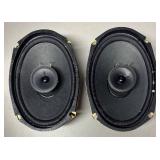 RR - Two Sanyo 6x9 Coaxial Hyper Performance Speaker System Model: SP910