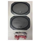 RR - Two Sanyo 6x9 Coaxial Hyper Performance Speaker System Model: SP910