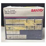 RR - Two Sanyo 6x9 Coaxial Hyper Performance Speaker System Model: SP910