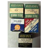 LLR - Vintage Vacuum Tubes Assortment - RCA/Sylvania/CBS Hytron Electron Tubes (12SQ7 GT, 6SN7 GT, 50L6 GT)