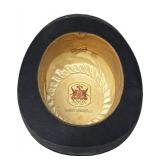 FR - Vintage Knox Premier Quality Bowler Hat - Black Felt Size 7 1/4