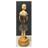 LLR - Demetre H. Chiparus Innocence Vintage Art Deco Sculpture