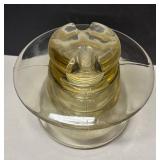 LLR - Large Vintage Glass Insulator by Pyrex