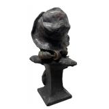 LLR - The Bailey Co. Sam Lord Wise "NAN" Vintage Chalkware Bust Sculpture