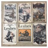 O - Six Antique Editions of Leslie