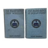 LLR - The Radio Boys Series Books - Allen Chapman Vintage Books Collection