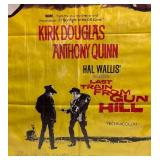 RR - Kirk Douglas Last Train From Gun Hill Unframed Movie Poster