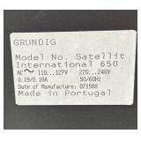 RR - Grundig Satellit International 650 Multiband Portable Radio