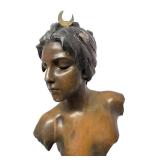 LLR - Antique Diana Bust by Emmanuel Villanis