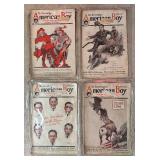 RR - Four Vintage American Boy Magazines