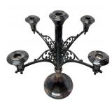 RR - Antique Art Nouveau Style Five Arm Candelabra