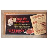 FR - Vintage Lifebuoy Advertising Unframed Print