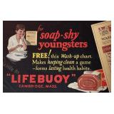 FR - Vintage Lifebuoy Advertising Unframed Print