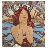 RR - Alphonse Mucha Monaco Monte-Carlo Framed Print