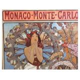 RR - Alphonse Mucha Monaco Monte-Carlo Framed Print