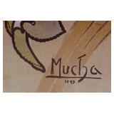 RR - Alphonse Mucha Monaco Monte-Carlo Framed Print